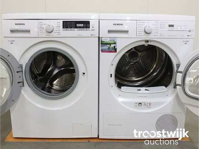 Iq500 varioperfect wasmachine & siemens iq500 isensoric selfcleaning condenser droger - afbeelding 2 van  8