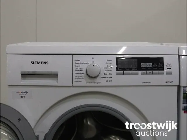 Iq500 varioperfect wasmachine & siemens iq500 isensoric selfcleaning condenser droger - afbeelding 3 van  8