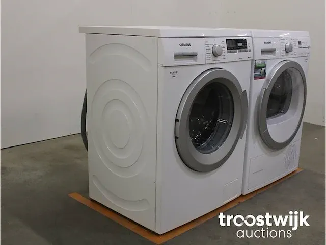 Iq500 varioperfect wasmachine & siemens iq500 isensoric selfcleaning condenser droger - afbeelding 4 van  8