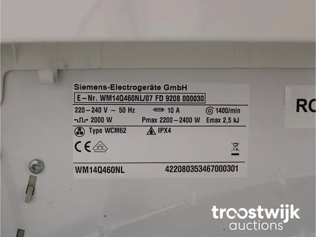 Iq500 varioperfect wasmachine & siemens iq500 isensoric selfcleaning condenser droger - afbeelding 5 van  8