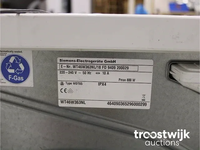 Iq500 varioperfect wasmachine & siemens iq500 isensoric selfcleaning condenser droger - afbeelding 8 van  8