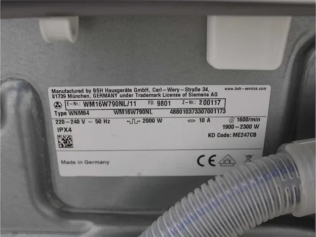 Iq700 isensoric aquastop sensofresh system wasmachine & siemens iq700 isensoric selfcleaning condenser bestcollection droger - afbeelding 5 van  8