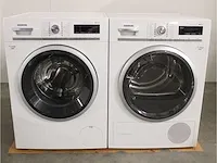 Iq700 isensoric aquastop sensofresh system wasmachine & siemens iq700 selfcleaning condenser droger - afbeelding 1 van  8