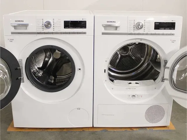 Iq700 isensoric aquastop sensofresh system wasmachine & siemens iq700 selfcleaning condenser droger - afbeelding 2 van  8