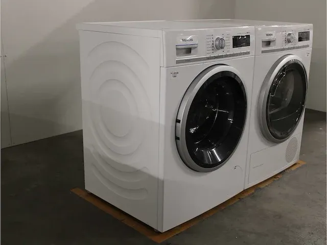 Iq700 isensoric aquastop sensofresh system wasmachine & siemens iq700 selfcleaning condenser droger - afbeelding 4 van  8