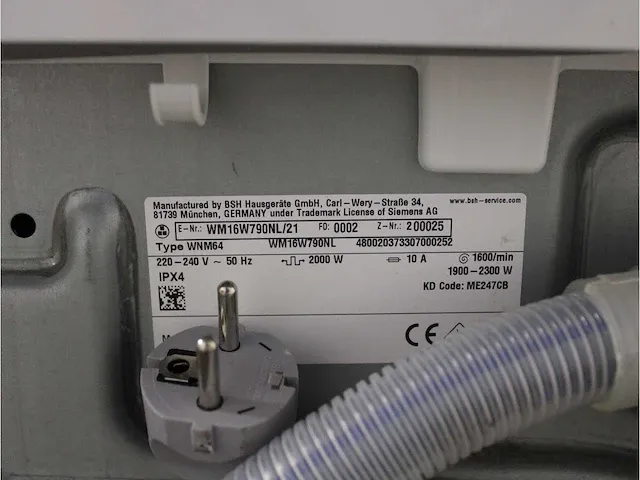 Iq700 isensoric aquastop sensofresh system wasmachine & siemens iq700 selfcleaning condenser droger - afbeelding 5 van  8