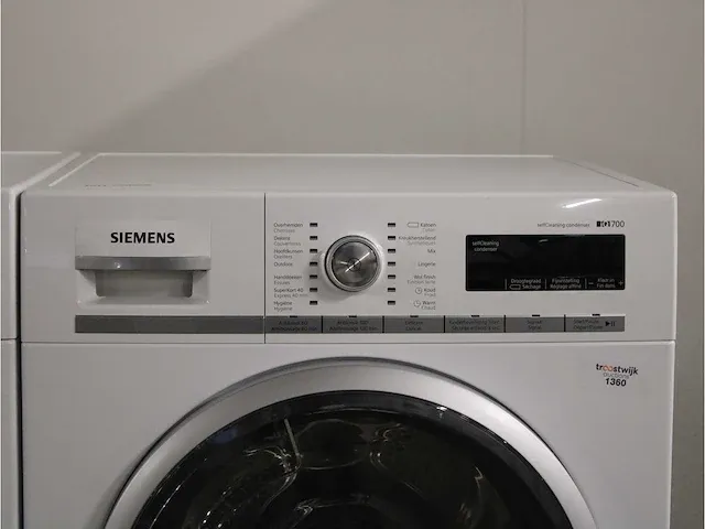 Iq700 isensoric aquastop sensofresh system wasmachine & siemens iq700 selfcleaning condenser droger - afbeelding 6 van  8