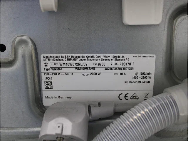 Iq700 isensoric aquastop wasmachine & siemens iq700 isensoric selfcleaning condenser droger - afbeelding 5 van  8