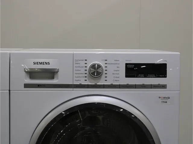 Iq700 isensoric aquastop wasmachine & siemens iq700 isensoric selfcleaning condenser droger - afbeelding 6 van  8