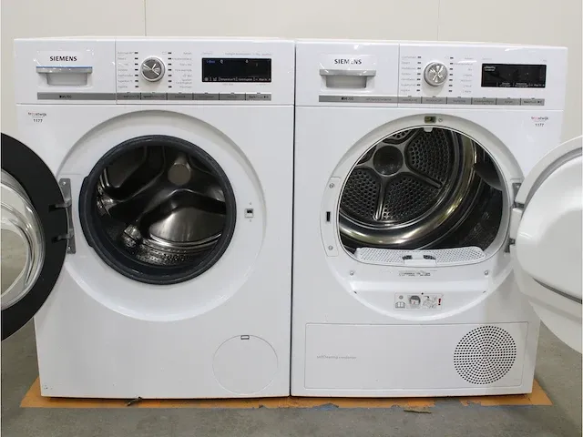 Iq700 isensoric aquastop wasmachine & siemens iq700 isensoric selfcleaning condenser droger - afbeelding 2 van  8