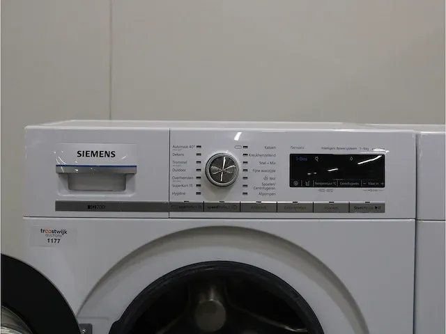 Iq700 isensoric aquastop wasmachine & siemens iq700 isensoric selfcleaning condenser droger - afbeelding 3 van  8
