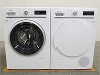 Iq700 isensoric aquastop wasmachine & siemens iq700 isensoric selfcleaning condenser droger