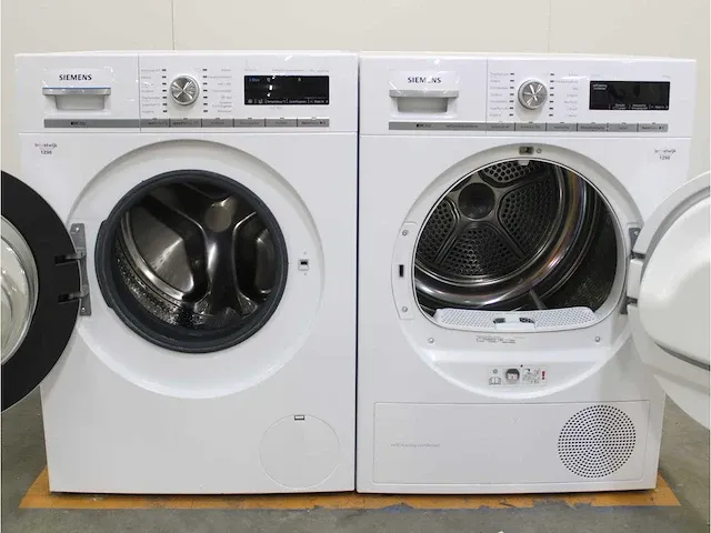 Iq700 isensoric aquastop wasmachine & siemens iq700 isensoric selfcleaning condenser droger - afbeelding 2 van  8