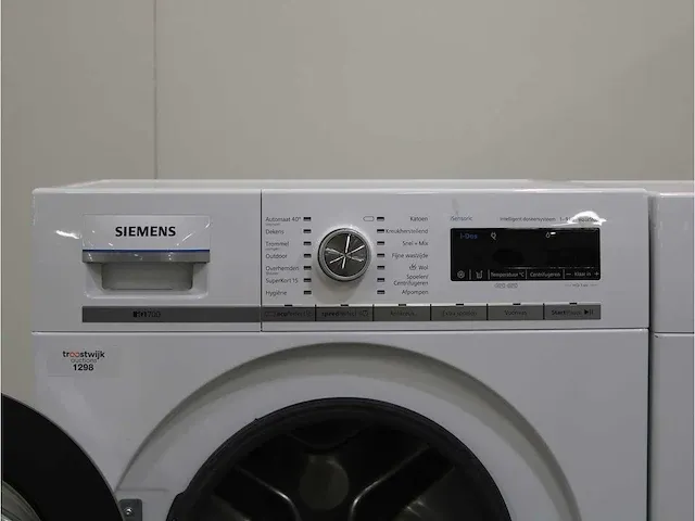 Iq700 isensoric aquastop wasmachine & siemens iq700 isensoric selfcleaning condenser droger - afbeelding 3 van  8
