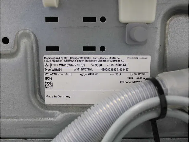 Iq700 isensoric aquastop wasmachine & siemens iq700 isensoric selfcleaning condenser droger - afbeelding 5 van  8