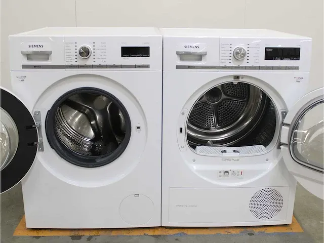 Iq700 isensoric aquastop wasmachine & siemens iq700 isensoric selfcleaning condenser droger - afbeelding 2 van  8