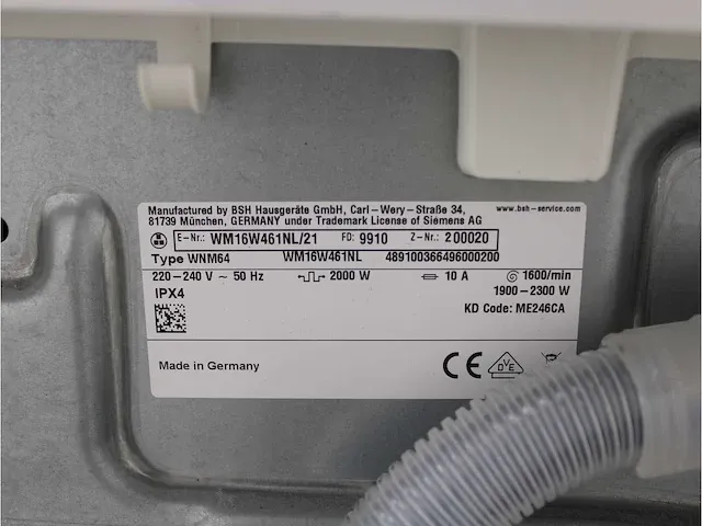 Iq700 isensoric aquastop wasmachine & siemens iq700 isensoric selfcleaning condenser droger - afbeelding 5 van  8