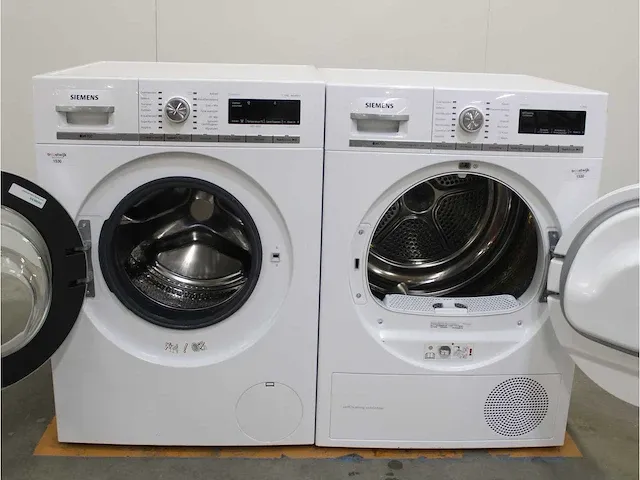 Iq700 isensoric aquastop wasmachine & siemens iq700 isensoric selfcleaning condenser droger - afbeelding 2 van  8