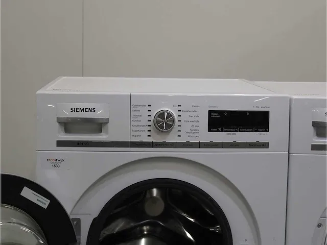 Iq700 isensoric aquastop wasmachine & siemens iq700 isensoric selfcleaning condenser droger - afbeelding 3 van  8