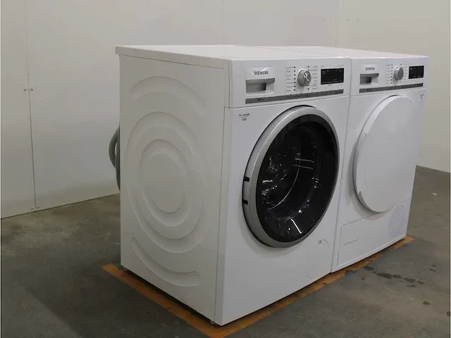 Iq700 isensoric aquastop wasmachine & siemens iq700 isensoric selfcleaning condenser droger - afbeelding 4 van  8