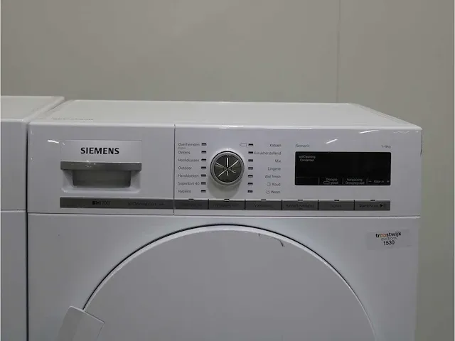 Iq700 isensoric aquastop wasmachine & siemens iq700 isensoric selfcleaning condenser droger - afbeelding 6 van  8