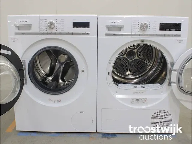 Iq700 isensoric aquastop wasmachine & siemens iq700 isensoric selfcleaning condenser droger - afbeelding 2 van  8