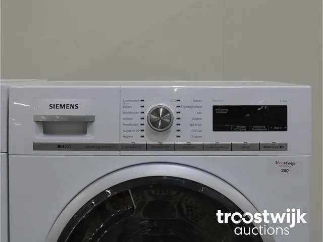 Iq700 isensoric aquastop wasmachine & siemens iq700 isensoric selfcleaning condenser droger - afbeelding 6 van  8