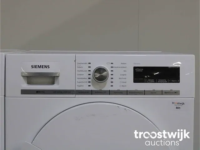 Iq700 isensoric aquastop wasmachine & siemens iq700 isensoric selfcleaning condenser droger - afbeelding 6 van  8