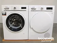 Iq700 isensoric aquastop wasmachine & siemens iq700 isensoric selfcleaning condenser droger