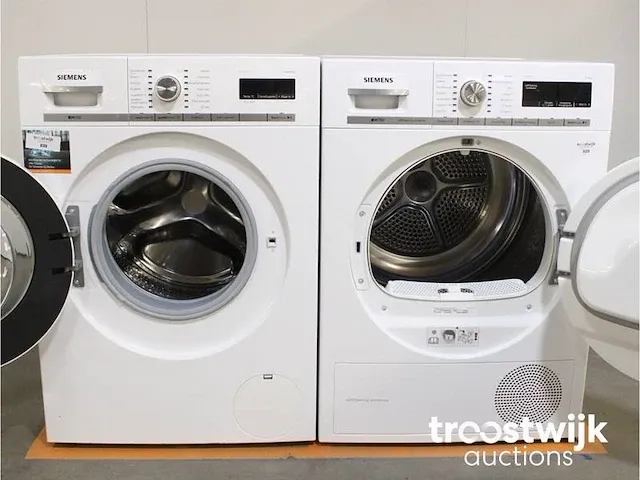 Iq700 isensoric aquastop wasmachine & siemens iq700 isensoric selfcleaning condenser droger - afbeelding 2 van  8