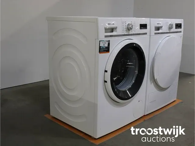 Iq700 isensoric aquastop wasmachine & siemens iq700 isensoric selfcleaning condenser droger - afbeelding 4 van  8