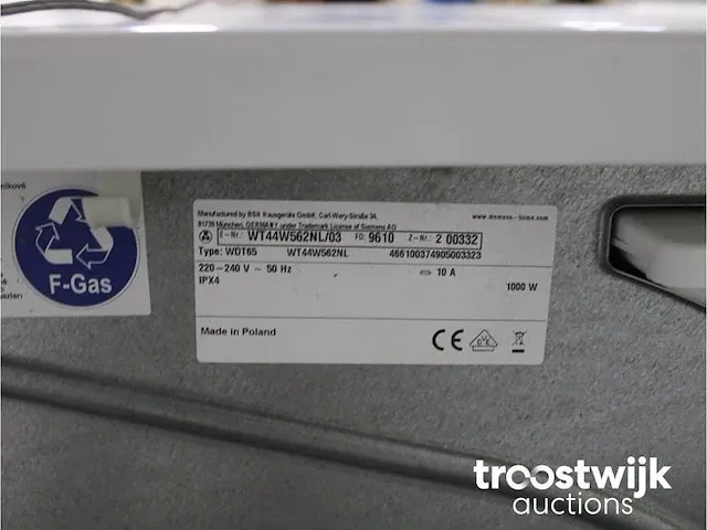 Iq700 isensoric aquastop wasmachine & siemens iq700 isensoric selfcleaning condenser droger - afbeelding 8 van  8