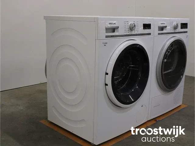 Iq700 isensoric aquastop wasmachine & siemens iq700 isensoric selfcleaning condenser droger - afbeelding 4 van  8