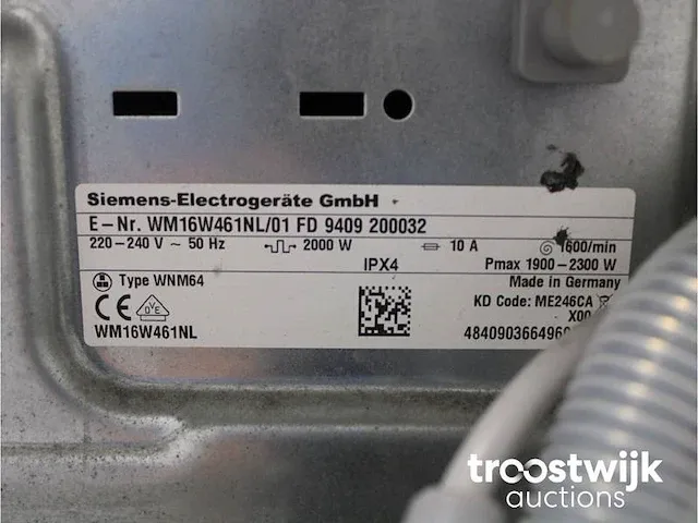 Iq700 isensoric aquastop wasmachine & siemens iq700 isensoric selfcleaning condenser droger - afbeelding 5 van  8