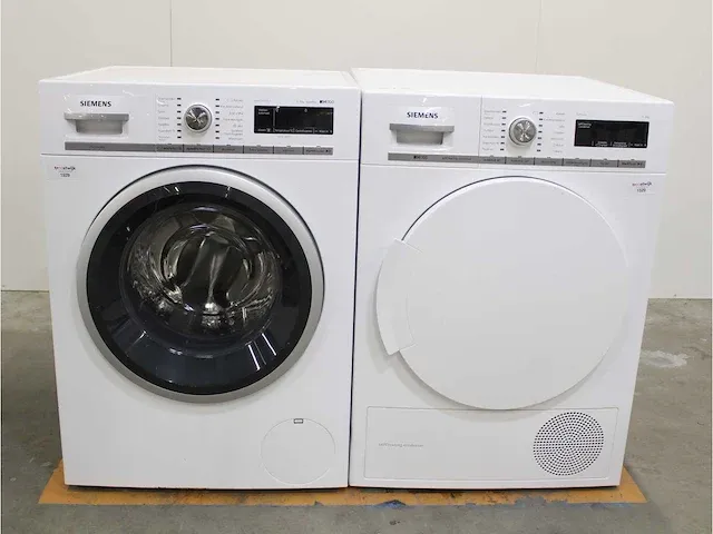 Iq700 isensoric bestcollection aquastop wasmachine & siemens iq700 isensoric selfcleaning condenser droger - afbeelding 1 van  8