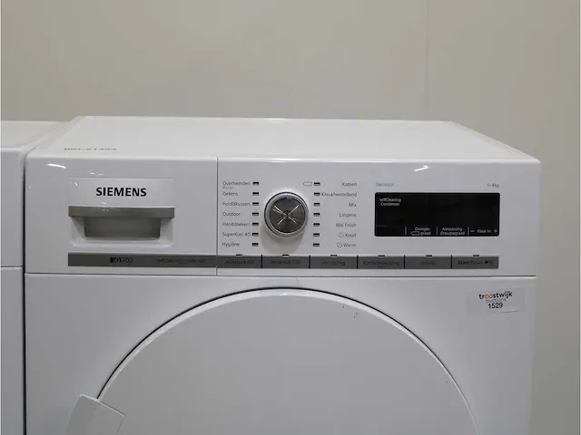 Iq700 isensoric bestcollection aquastop wasmachine & siemens iq700 isensoric selfcleaning condenser droger - afbeelding 6 van  8