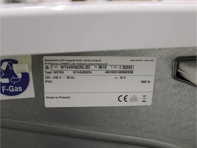 Iq700 isensoric bestcollection aquastop wasmachine & siemens iq700 isensoric selfcleaning condenser droger - afbeelding 8 van  8