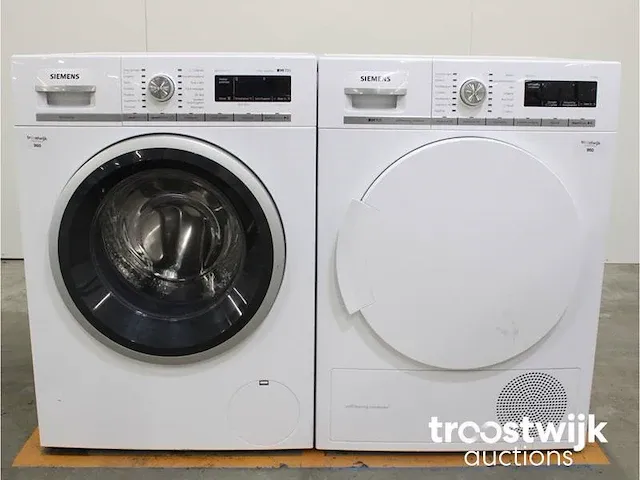 Iq700 isensoric bestcollection wasmachine & siemens iq700 isensoric selfcleaning condenser droger - afbeelding 1 van  8