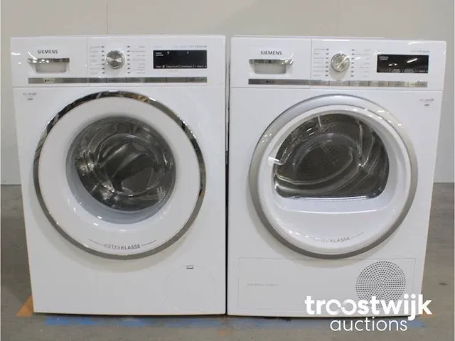 Iq700 isensoric extraklasse wasmachine & siemens iq700 isensoric extraklasse droger - afbeelding 1 van  8