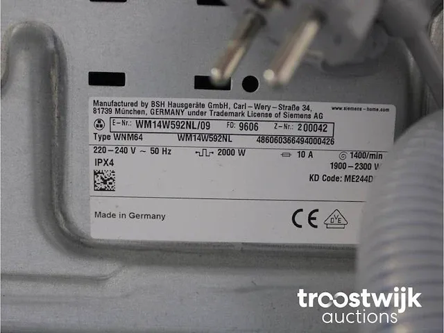 Iq700 isensoric extraklasse wasmachine & siemens iq700 isensoric extraklasse droger - afbeelding 5 van  8