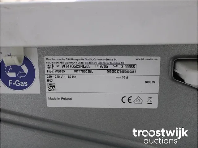 Iq700 isensoric outdoorcollection extraklasse wasmachine & siemens iq700 isensoric outdoorcollection extraklasse droger - afbeelding 8 van  8