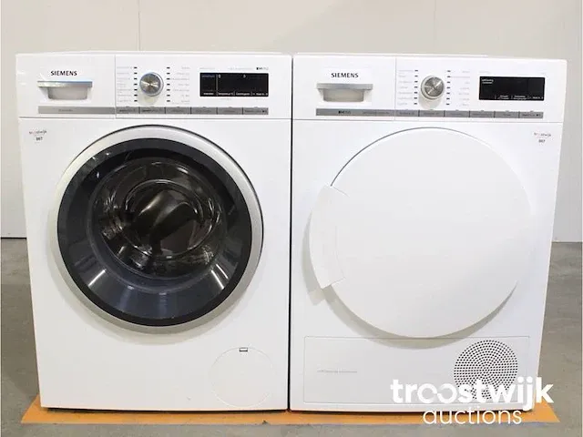 Iq700 isensoric sensofresh system bestcollection wasmachine & siemens iq700 isensoric selfcleaning condenser droger - afbeelding 1 van  8