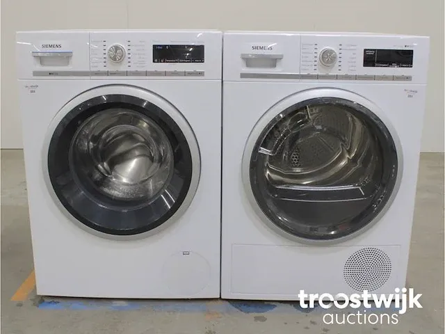 Iq700 isensoric wasmachine & siemens iq700 isensoric a+++ droger - afbeelding 1 van  8