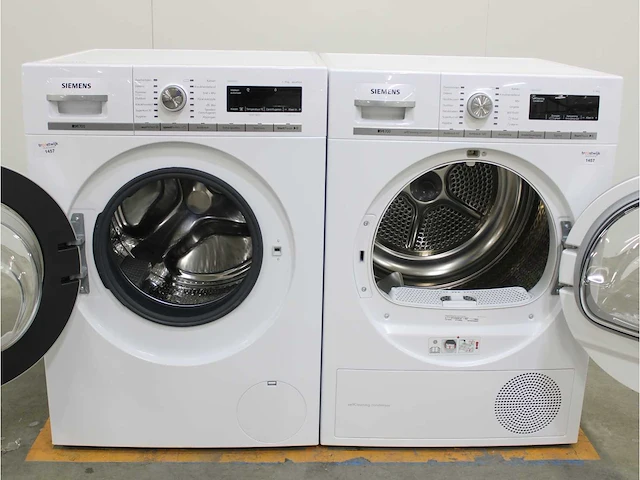 Iq700 isensoric wasmachine & siemens iq700 isensoric selfcleaning condenser droger - afbeelding 2 van  8