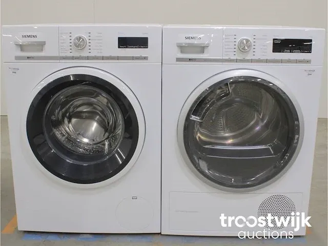 Iq700 isensoric wasmachine & siemens iq700 isensoric selfcleaning condenser droger - afbeelding 1 van  8