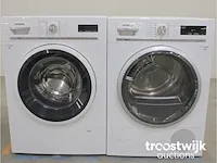 Iq700 isensoric wasmachine & siemens iq700 isensoric selfcleaning condenser droger - afbeelding 1 van  8