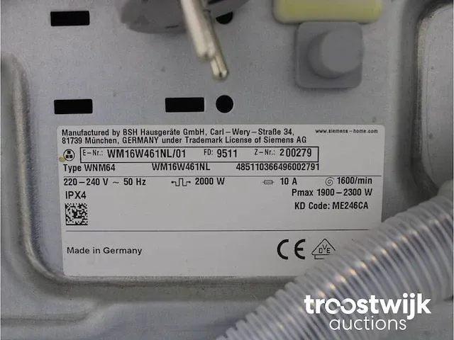 Iq700 isensoric wasmachine & siemens iq700 isensoric selfcleaning condenser droger - afbeelding 5 van  8
