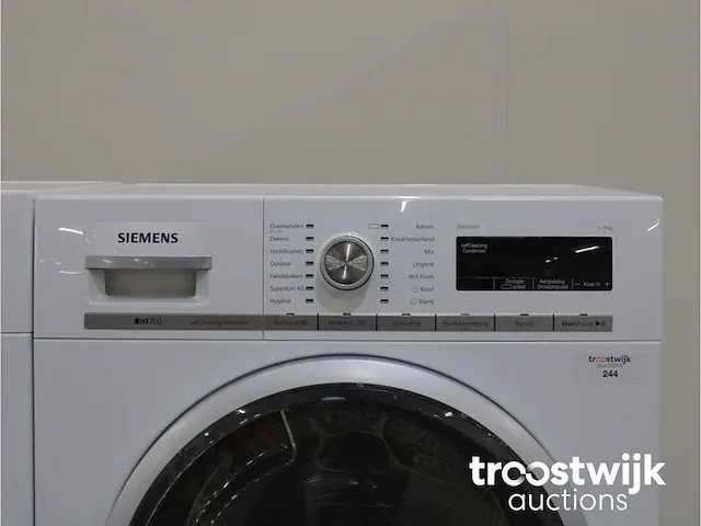 Iq700 isensoric wasmachine & siemens iq700 isensoric selfcleaning condenser droger - afbeelding 6 van  8