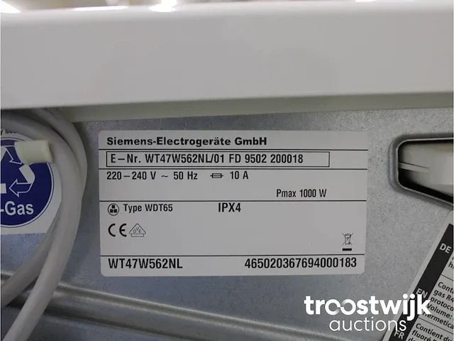 Iq700 isensoric wasmachine & siemens iq700 isensoric selfcleaning condenser droger - afbeelding 8 van  8