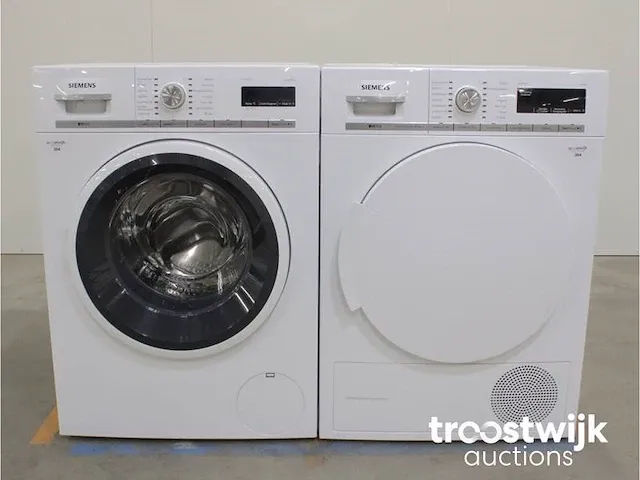Iq700 isensoric wasmachine & siemens iq700 isensoric selfcleaning condenser droger - afbeelding 1 van  8